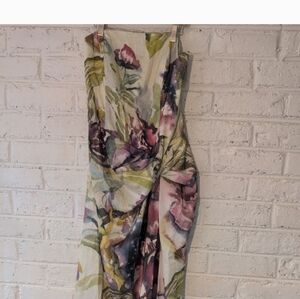 NWT ASOS Design Floral Strapless Dress